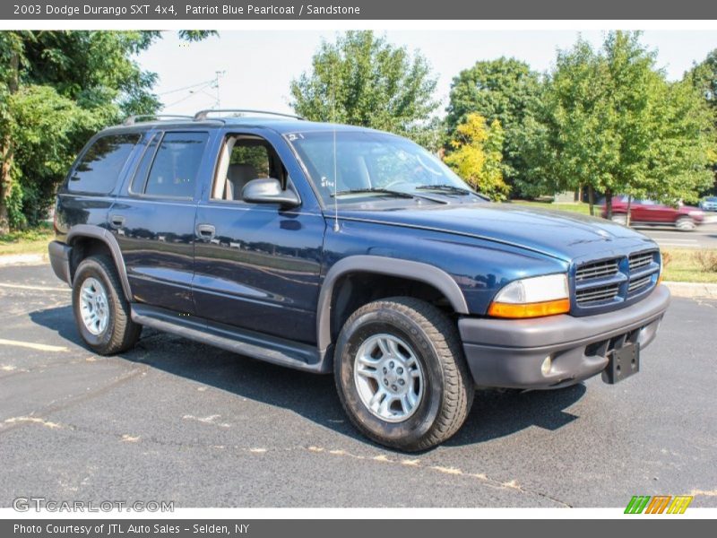 Patriot Blue Pearlcoat / Sandstone 2003 Dodge Durango SXT 4x4