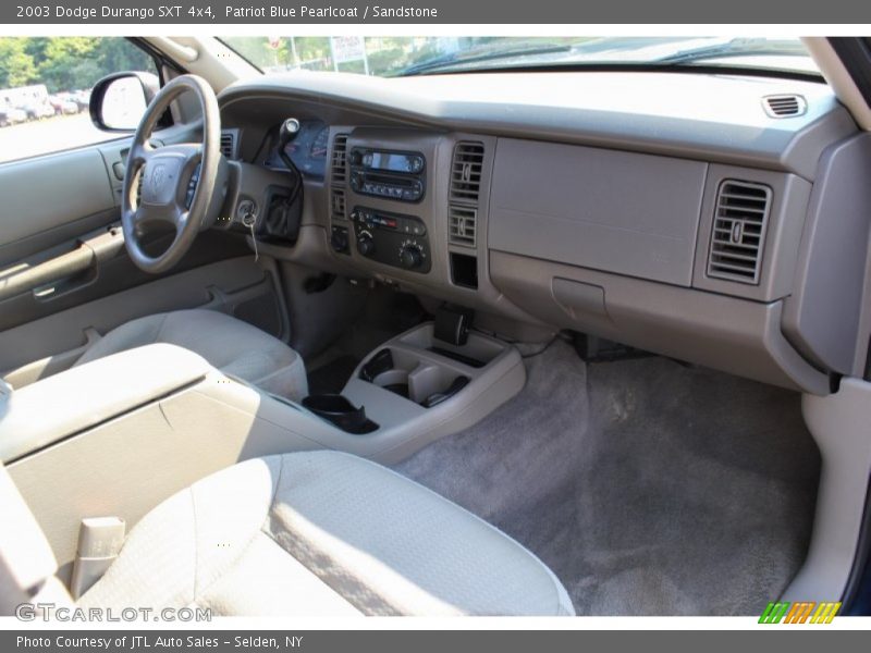 Patriot Blue Pearlcoat / Sandstone 2003 Dodge Durango SXT 4x4