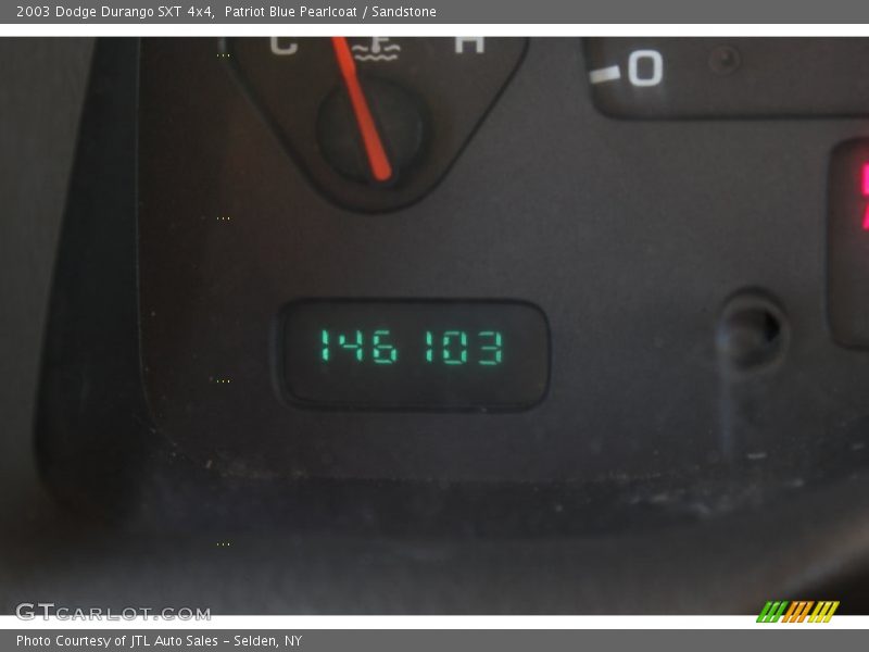 Patriot Blue Pearlcoat / Sandstone 2003 Dodge Durango SXT 4x4
