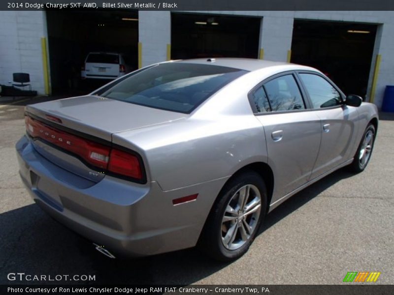 Billet Silver Metallic / Black 2014 Dodge Charger SXT AWD