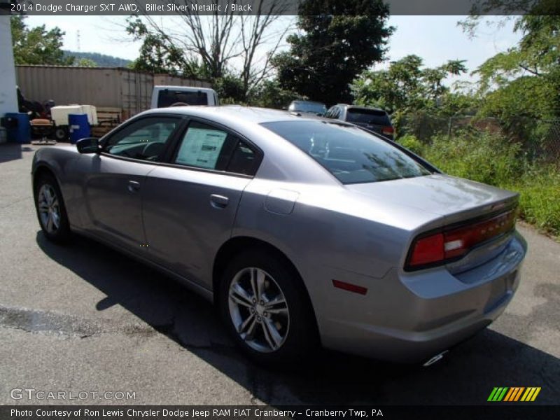 Billet Silver Metallic / Black 2014 Dodge Charger SXT AWD