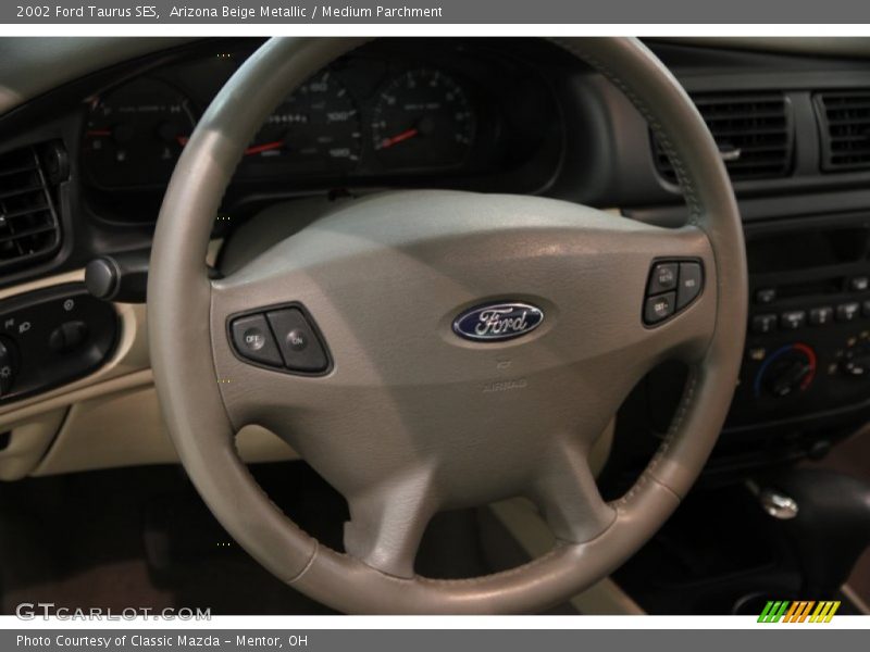 Arizona Beige Metallic / Medium Parchment 2002 Ford Taurus SES