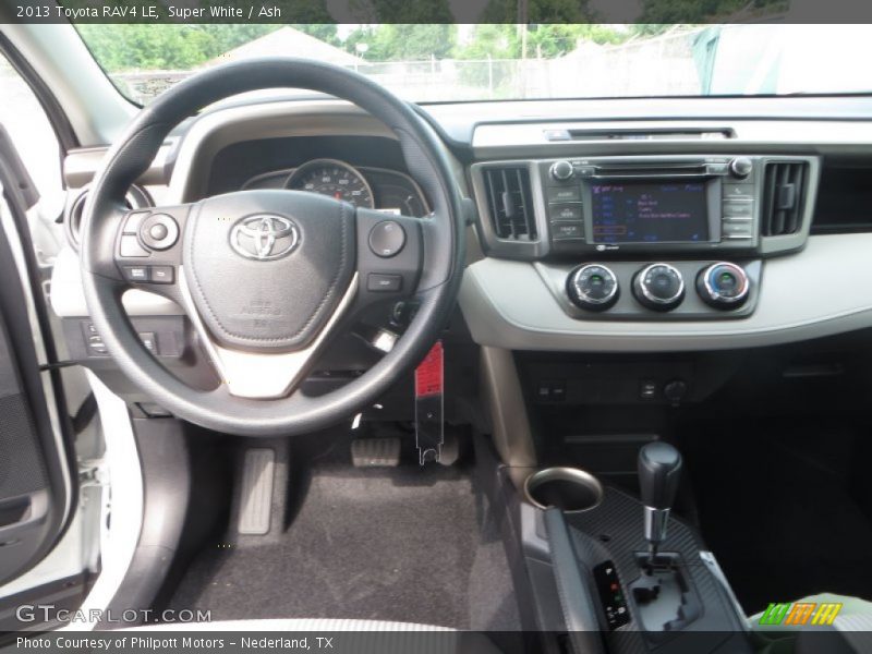 Super White / Ash 2013 Toyota RAV4 LE