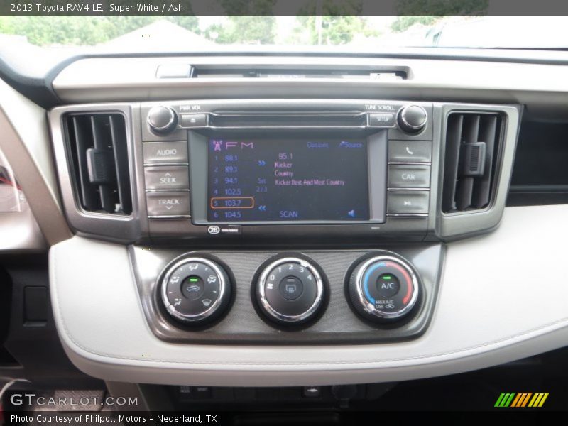 Super White / Ash 2013 Toyota RAV4 LE