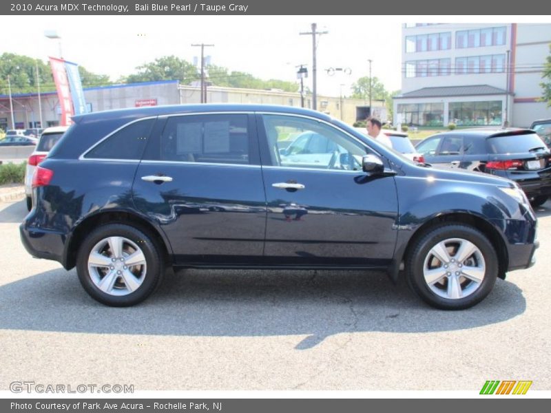 Bali Blue Pearl / Taupe Gray 2010 Acura MDX Technology