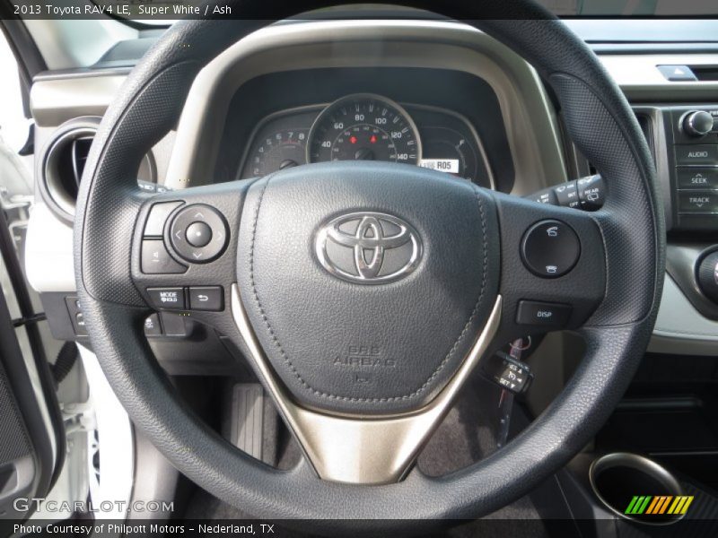 Super White / Ash 2013 Toyota RAV4 LE