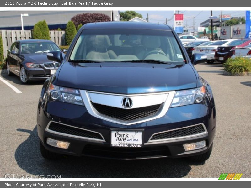 Bali Blue Pearl / Taupe Gray 2010 Acura MDX Technology