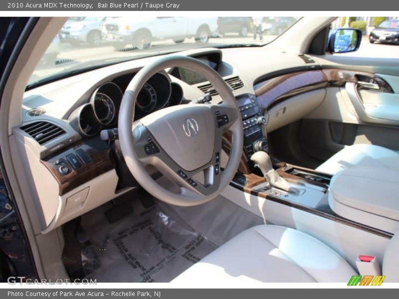 Bali Blue Pearl / Taupe Gray 2010 Acura MDX Technology