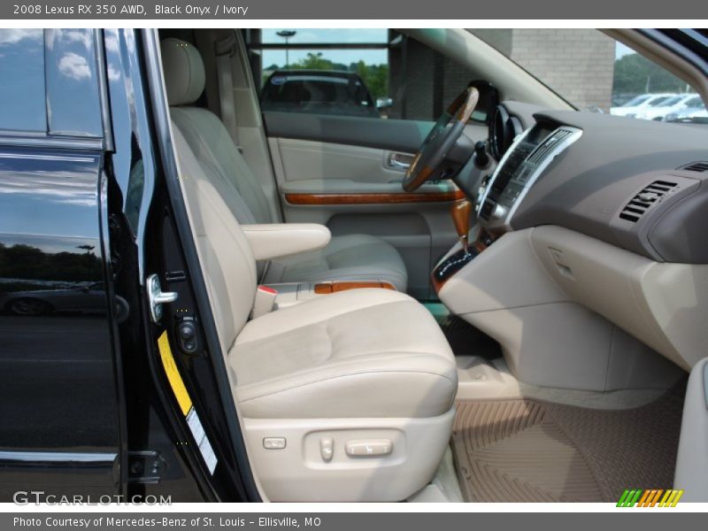Black Onyx / Ivory 2008 Lexus RX 350 AWD