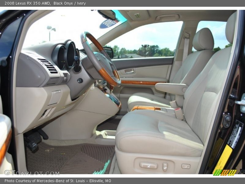 Black Onyx / Ivory 2008 Lexus RX 350 AWD