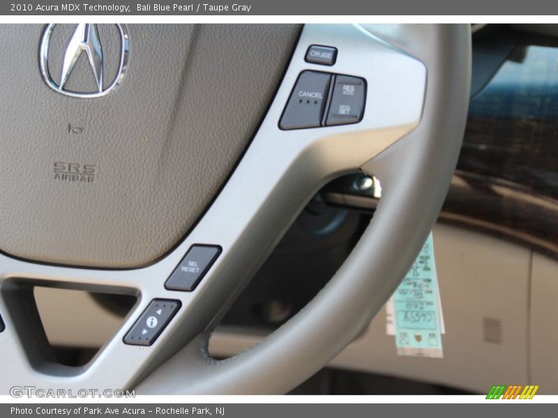 Bali Blue Pearl / Taupe Gray 2010 Acura MDX Technology