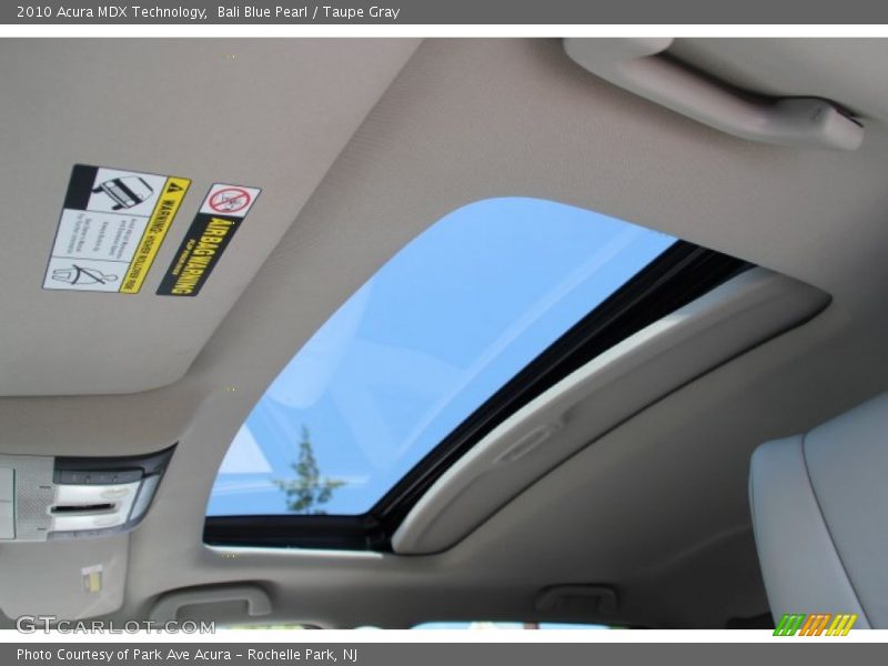Bali Blue Pearl / Taupe Gray 2010 Acura MDX Technology