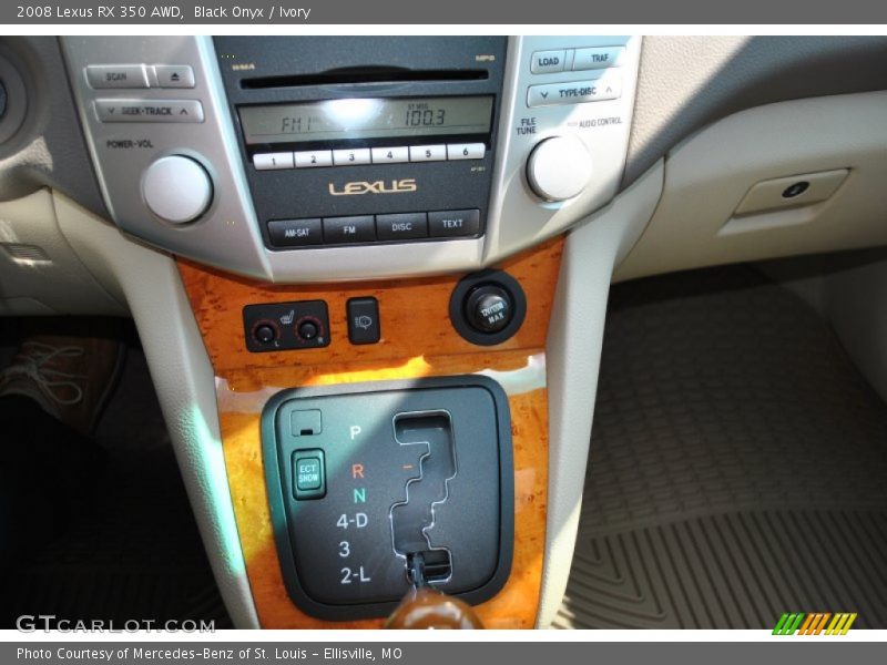 Black Onyx / Ivory 2008 Lexus RX 350 AWD