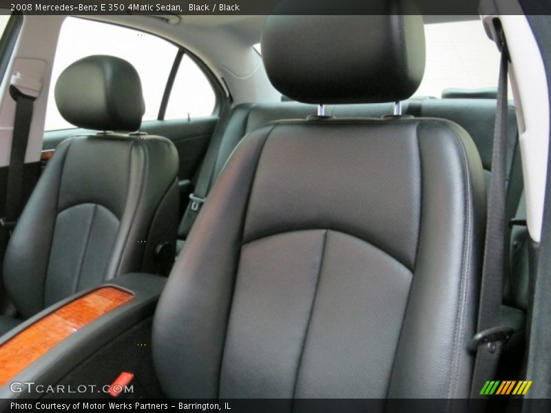 Black / Black 2008 Mercedes-Benz E 350 4Matic Sedan