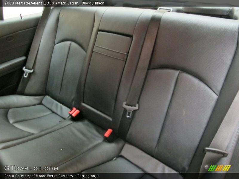 Black / Black 2008 Mercedes-Benz E 350 4Matic Sedan
