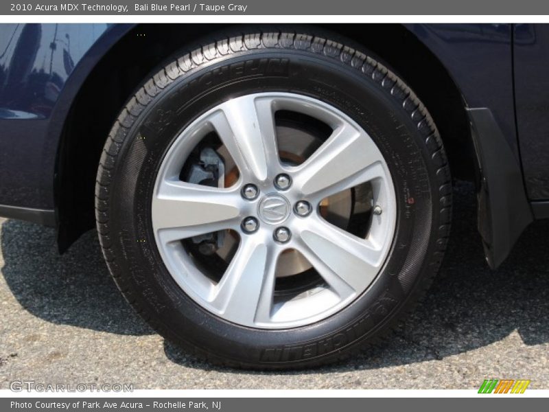 Bali Blue Pearl / Taupe Gray 2010 Acura MDX Technology