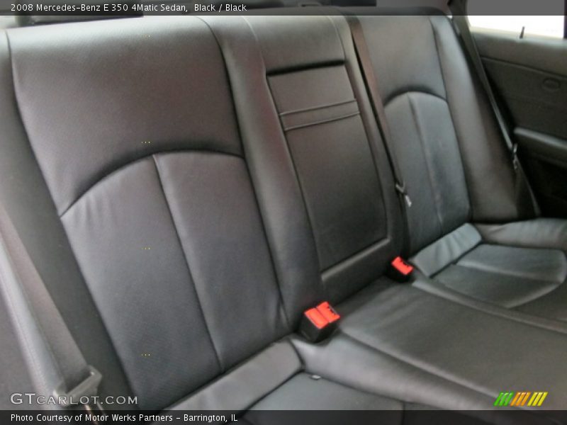 Black / Black 2008 Mercedes-Benz E 350 4Matic Sedan