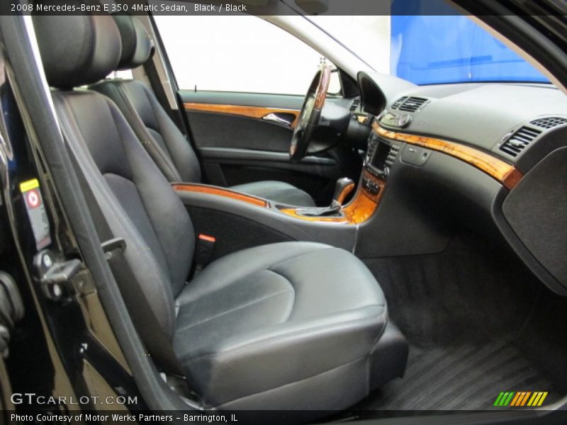 Black / Black 2008 Mercedes-Benz E 350 4Matic Sedan