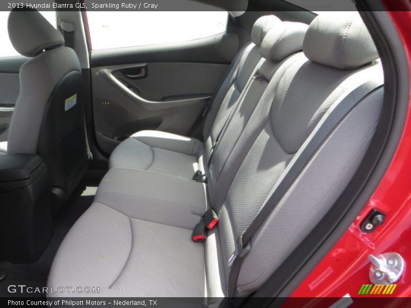 Sparkling Ruby / Gray 2013 Hyundai Elantra GLS