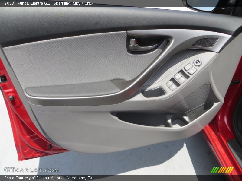 Sparkling Ruby / Gray 2013 Hyundai Elantra GLS