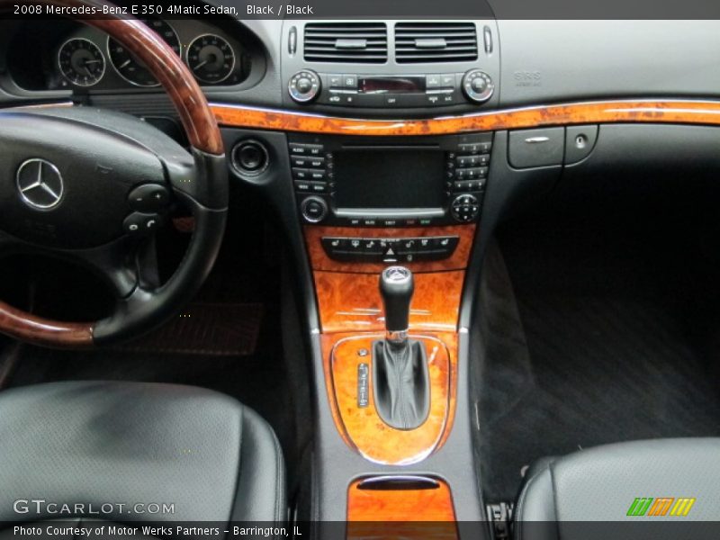 Black / Black 2008 Mercedes-Benz E 350 4Matic Sedan