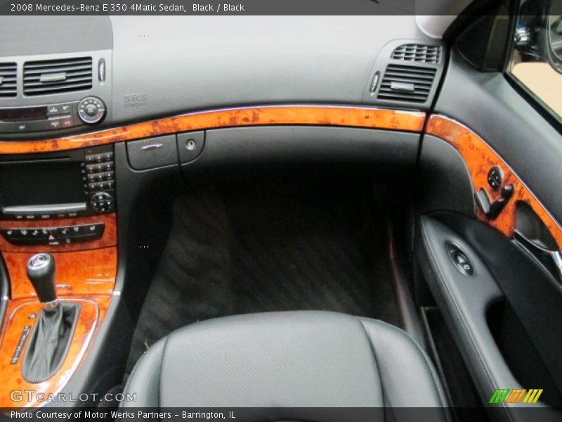 Black / Black 2008 Mercedes-Benz E 350 4Matic Sedan