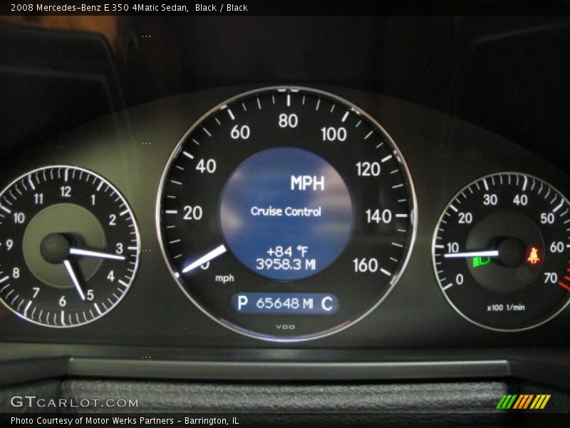 Black / Black 2008 Mercedes-Benz E 350 4Matic Sedan