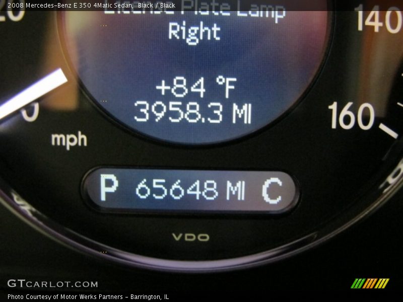 Black / Black 2008 Mercedes-Benz E 350 4Matic Sedan