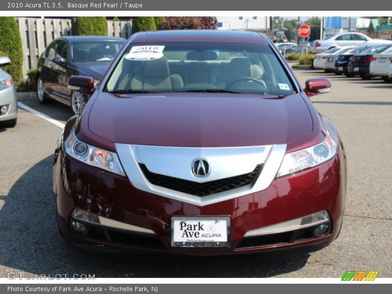Basque Red Pearl / Taupe 2010 Acura TL 3.5