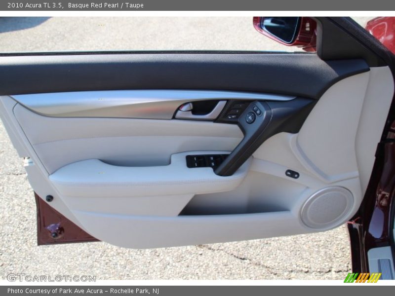 Basque Red Pearl / Taupe 2010 Acura TL 3.5