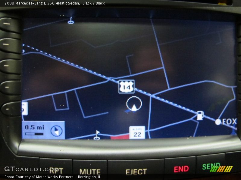 Black / Black 2008 Mercedes-Benz E 350 4Matic Sedan