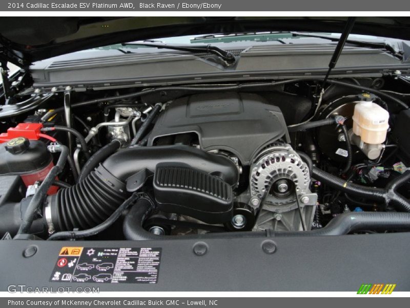 2014 Escalade ESV Platinum AWD Engine - 6.2 Liter OHV 16-Valve VVT Flex-Fuel V8