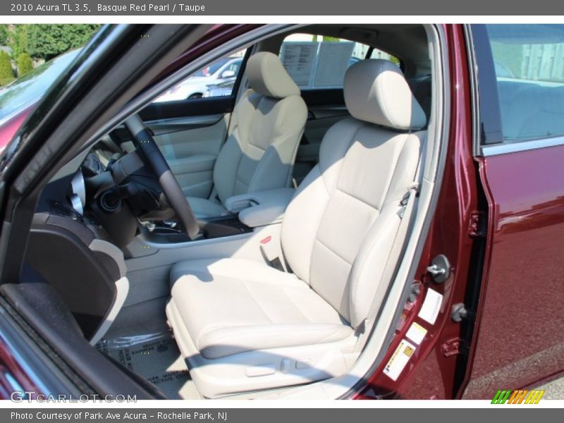 Basque Red Pearl / Taupe 2010 Acura TL 3.5