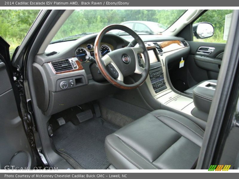 Ebony/Ebony Interior - 2014 Escalade ESV Platinum AWD 
