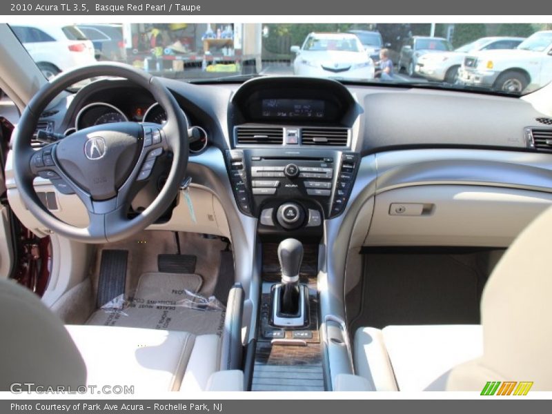 Basque Red Pearl / Taupe 2010 Acura TL 3.5