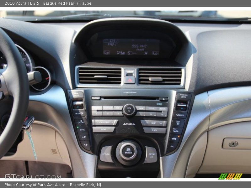 Basque Red Pearl / Taupe 2010 Acura TL 3.5