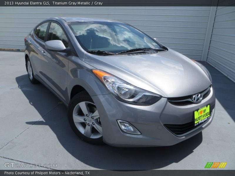 Titanium Gray Metallic / Gray 2013 Hyundai Elantra GLS