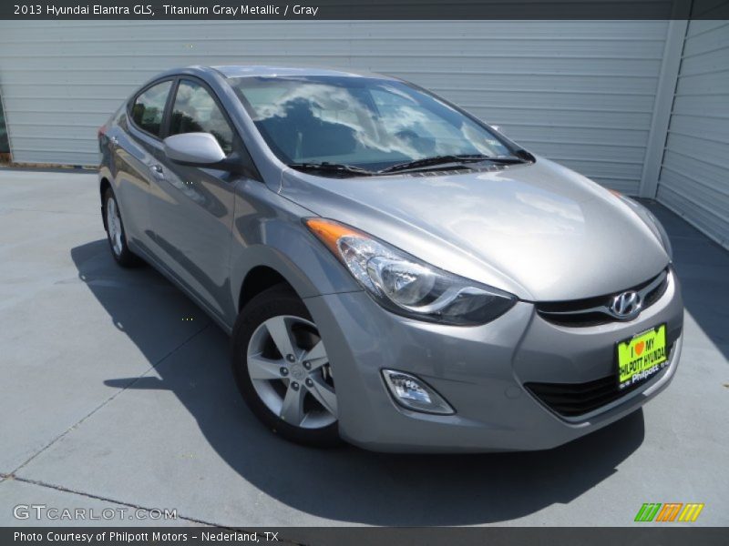 Titanium Gray Metallic / Gray 2013 Hyundai Elantra GLS