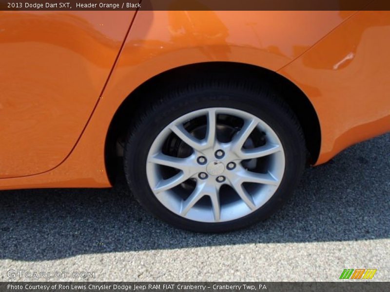 Header Orange / Black 2013 Dodge Dart SXT