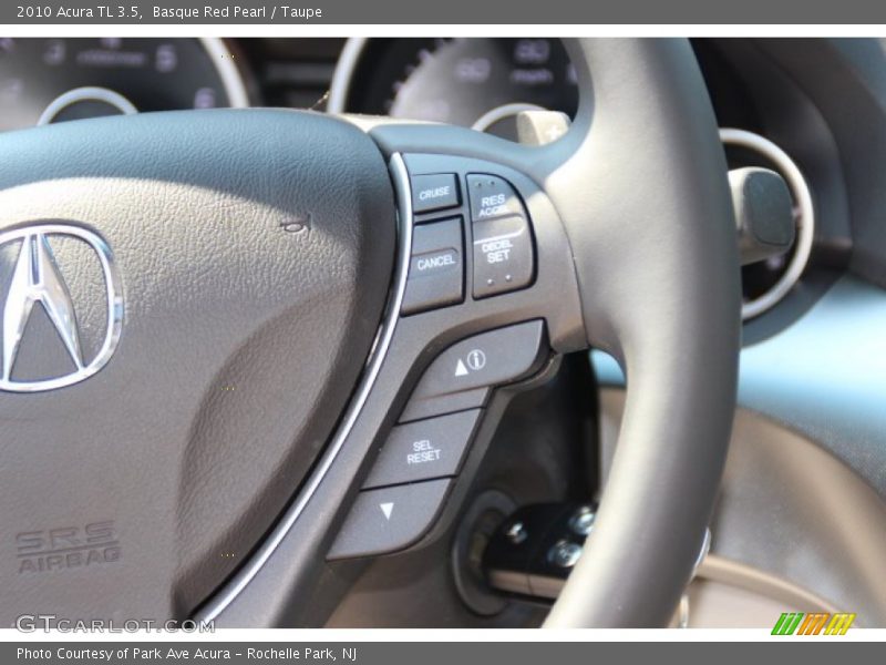 Basque Red Pearl / Taupe 2010 Acura TL 3.5