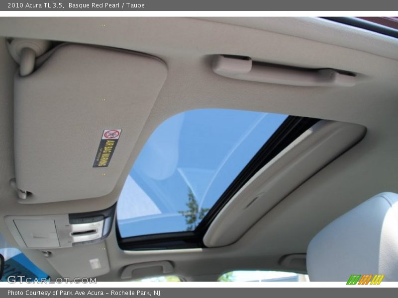 Basque Red Pearl / Taupe 2010 Acura TL 3.5