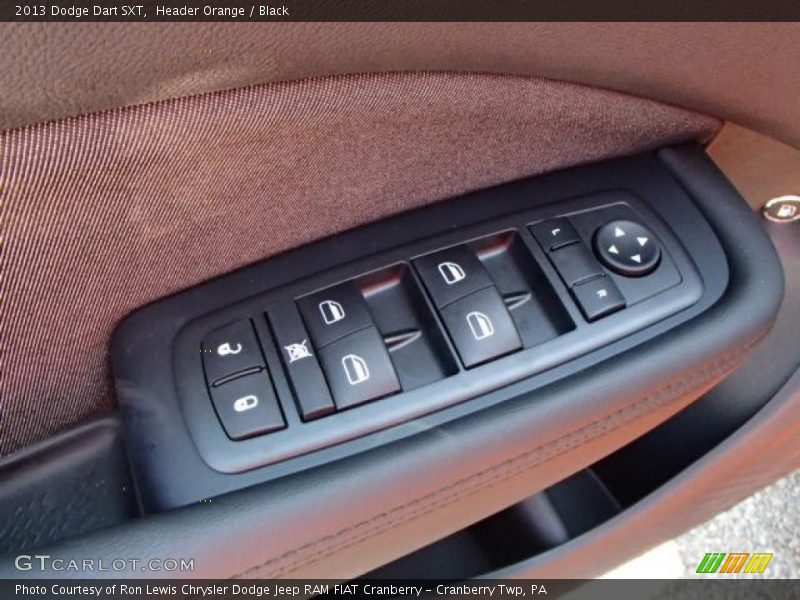 Header Orange / Black 2013 Dodge Dart SXT