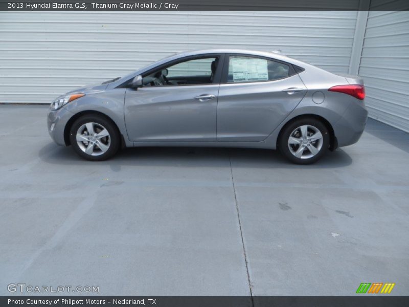 Titanium Gray Metallic / Gray 2013 Hyundai Elantra GLS