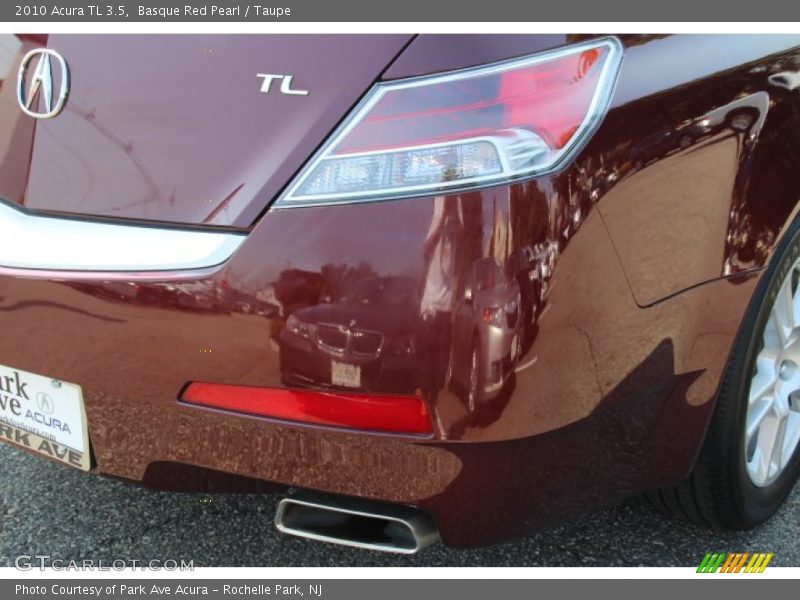 Basque Red Pearl / Taupe 2010 Acura TL 3.5