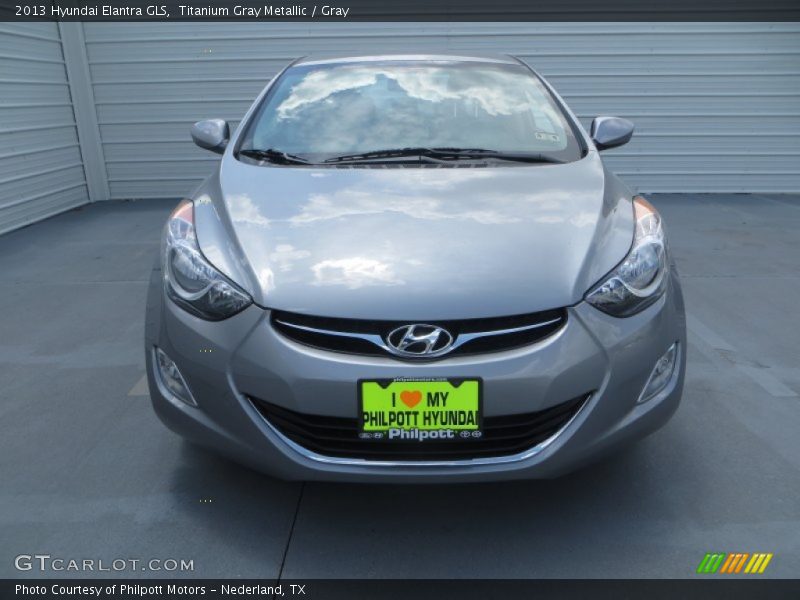 Titanium Gray Metallic / Gray 2013 Hyundai Elantra GLS
