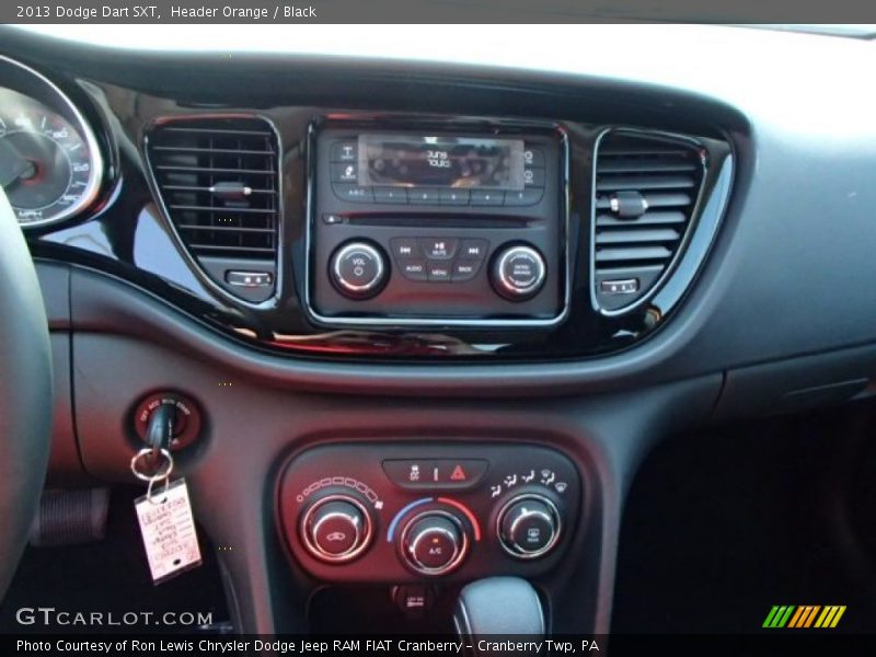 Header Orange / Black 2013 Dodge Dart SXT