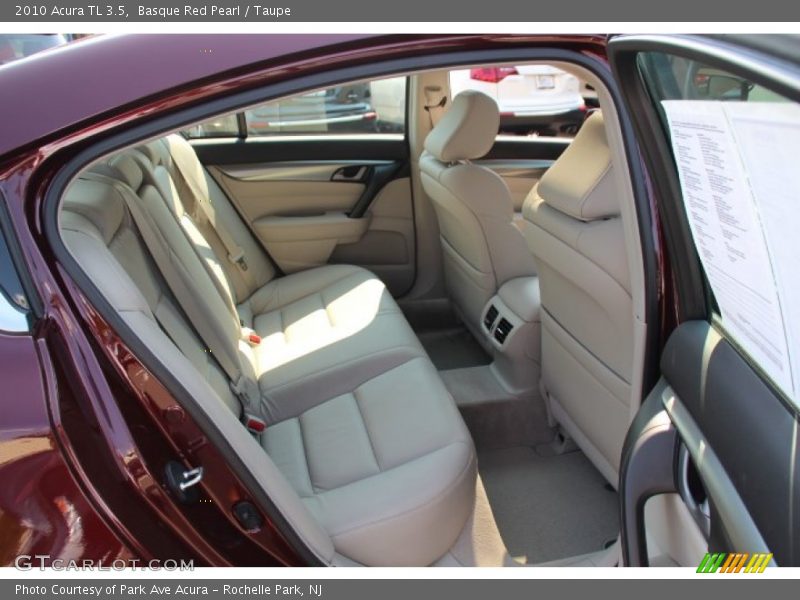 Basque Red Pearl / Taupe 2010 Acura TL 3.5