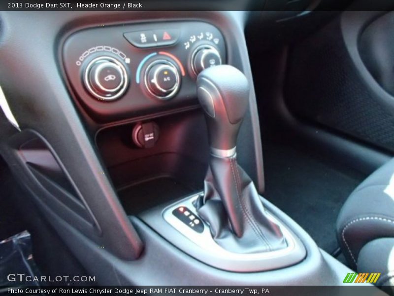 Header Orange / Black 2013 Dodge Dart SXT