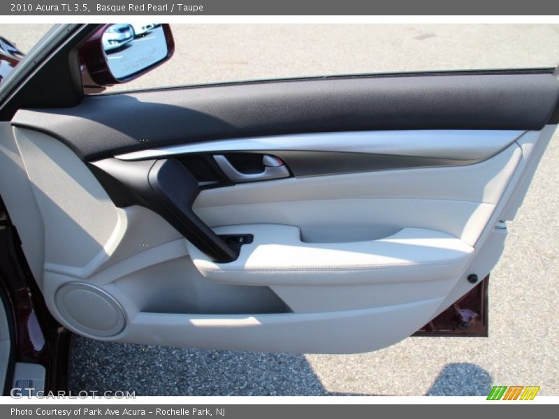 Basque Red Pearl / Taupe 2010 Acura TL 3.5