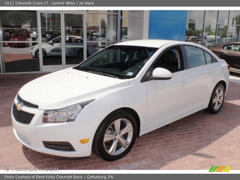 Summit White / Jet Black 2012 Chevrolet Cruze LT